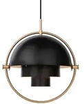 GUBI - Multi-Lite Pendelleuchte &Oslash; 36 cm, Messing / schwarz