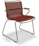 HOUE - CLICK Outdoor Dining Armlehnstuhl mit niedriger Lehne, paprika