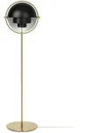 GUBI - Multi-Lite Stehleuchte, Messing / matt schwarz