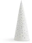 K&auml;hler Design - Nobili Teelichtleuchter Kegel, 30 cm / schneewei&szlig;