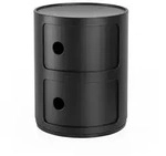 Kartell - Componibili 4986, schwarz matt