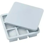RIG-TIG by Stelton - Freeze-It Eisw&uuml;rfelbereiter mit Deckel gro&szlig;, hellblau