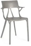 Kartell - AI Stuhl, grau metallic