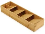 Joseph Joseph - DrawerStore Bamboo Besteck Organizer, kompakt