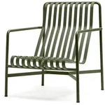 HAY - Palissade Lounge Chair High, olive