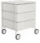 Kartell - Mobil Container mit Rollen, 3 Schubladen, wei&szlig; matt