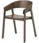 Muuto - Cover Armchair, dunkelbraun