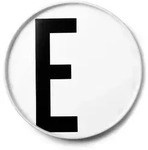 Design Letters - AJ Porzellan Teller E