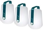 Fermob - Balad Akku LED-Leuchte H 12 cm, acapulcoblau (3er-Set)