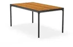 HOUE - FOUR Outdoor Tisch, 90 x 160 cm, Bambus / schwarz