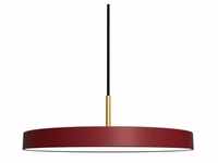 UMAGE - Asteria Pendelleuchte LED, Messing / ruby red