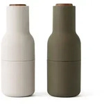 Audo - Bottle Grinder Salz- und Pfefferm&uuml;hlen Set, hunting green / beige...