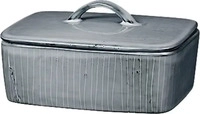 Broste Copenhagen 14533242, Broste Copenhagen - Nordic Sea Butterdose Steingut Grau,