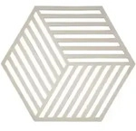 Zone Denmark - Hexagon Untersetzer, warm grey