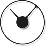 Stelton - Time Wanduhr 30 cm, schwarz Aluminium, 30 Tage R&uuml;ckgaberecht