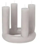 Broste Copenhagen - Lucia Adventskerze, H 18 x &Oslash; 20 cm, rainy day