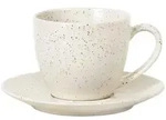 Broste Copenhagen - Nordic Vanilla Tasse mit Untertasse, &Oslash; 14 x 8,8 cm