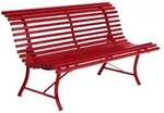 Fermob - Louisiane Bank, 150 cm, chili