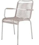 Fiam - Mya Spaghetti Outdoor Stuhl, taupe