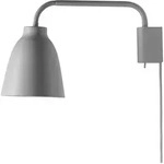 Fritz Hansen - Caravaggio Wandleuchte Read, matt grau