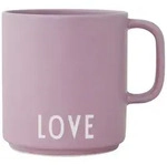 Design Letters - AJ Favourite Porzellan Becher mit Henkel, Love / lavendel