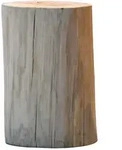 Jan Kurtz - Block Hocker rund H 46 cm, Eiche