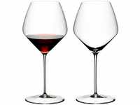 Riedel 6330/07, Riedel - Veloce Rotweinglas, Pinot Noir / Nebbiolo, 768 ml (2er Set)