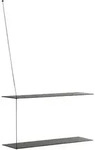 Woud - Stedge Wandregal 80 cm, schwarz