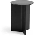 HAY - Slit Table Round High, &Oslash; 35 x H 47 cm, Eiche schwarz