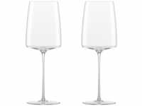 Zwiesel Glas - Simplify Weinglas, leicht & frisch, 382 ml (2er-Set)