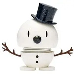 Hoptimist - Small Snowman, wei&szlig; / blau