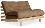 Karup - Roots Schlafsofa, 140 x 200 cm, Kiefer natur / mocca (755)