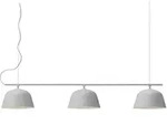 Muuto - Ambit Rail Pendelleuchte, grau
