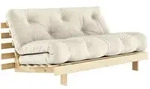 Karup - Roots Schlafsofa, 160 x 200 cm, Kiefer natur / linen (914)