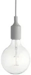 Muuto - Socket E27 LED-Pendelleuchte, hellgrau
