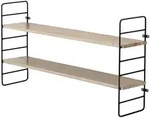 Bloomingville - North Regal, 65 cm, schwarz / natur