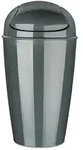 Koziol - DEL Schwingdeckeleimer XL, recycled ash grey