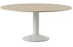 Muuto - Midst Esstisch, &Oslash; 160 cm, Eiche ge&ouml;lt / grau