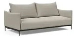 Innovation Living - Malloy Schlafsofa, 225 x 110 cm, natur (579 Kenya Gravel)