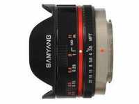 Samyang 21567, Samyang Fisheye 7,5mm f/3,5 Micro Four Thirds schwarz
