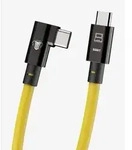 COBRAUNION USB-C auf USB-C 90&deg; - Tether Cable 10m gelb / 5 Gbit/s