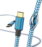 Hama 00201557, Hama USB-Cable Reflectiv USB-C To USB-C 1.5 M Blue