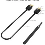 SmallRig 2957B Ultra Slim 4K HDMI 2.0 Kabel 55 cm Typ A zu Typ A
