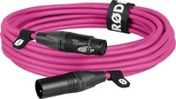 Rode XLR6M-P, Rode Premium XLR Mikrofonkabel 6 Meter rosa