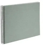 goldbuch Spiralalbum Summertime Cozy 35x30 40 wei&szlig;e Seiten sage green