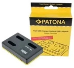 Patona USB Triple Ladeger&auml;t f&uuml;r Sony NP-BX1 BX BX1 NP-BX1 Cybershot DSC HX300 DSC