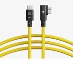 COBRAUNION USB-C auf Micro-B 90&deg; - Tether Cable - gelb / 5Gbit/s 5m