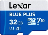 Lexar LMSBLPL032G-BNANG, Lexar microSDHC Blue Plus UHS-I V10 Read 100MB/s mit SD