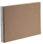 goldbuch Spiralalbum Summertime Cozy 35x30 40 wei&szlig;e Seiten maple