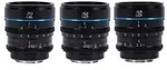 Sirui Night Walker 24+35+55mm T1.2 S35 Cine Objektiv Set mit Case L-Mount schwarz